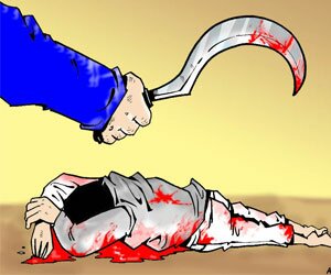 Ilustrasi pembunuhan. (arif)