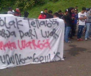 Watga demo minta Pengelola hotel utamakan warga sekitar jadi karyawan