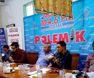 Suasana diskusi di Cikini, Jakarta Pusat, Sabtu (8/10/2016).