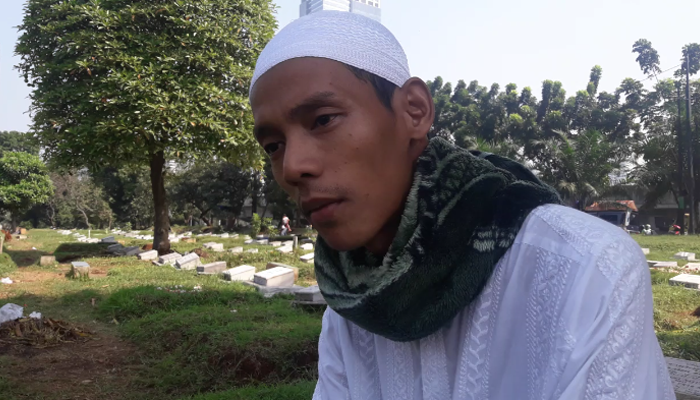 Ade sebagai pembaca doa.(yendhi)