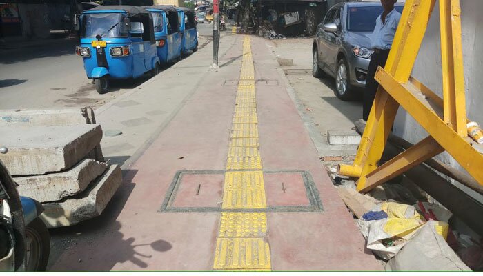 Trotoar untuk pejalan kaki.(dok)