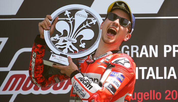 Jorge Lorenzo juara di GP Italia.(reuters)