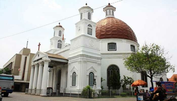 Gereja Blenduk Di Kawasan Kota Lama Semarang, Salah Sstu Destinasi Wisata Di Kota ini/ foto : Dok/ Ist.
