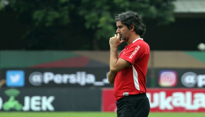 Pelatih Persija Jakarta, Stefano 'Teco' Cugurra.