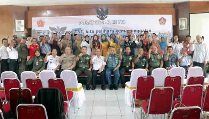 Pencanangan Gerakan Generasi Muda Yang Cinta dan Bangga Terhadap Sejarah Bangsa (Genta Bangsa) di Kantor Pusjarah TNI, Jl. Gatot Subroto No. 16, Jakarta Selatan, Kamis (14/3/2019).(Ist)