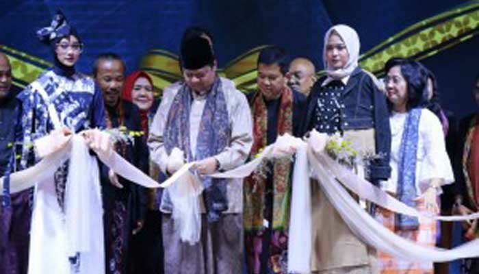Menteri Perindustrian Airlangga Hartarto membuka secara resmii pameran Muslim Fashion Festival (Muffest) 2019 di Jakarta, Rabu (1/5) (ist)