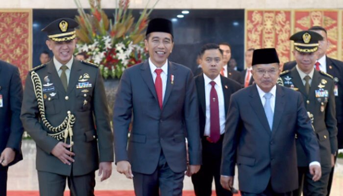 Presiden Joko Widodo di gedung MPR/DPR/DPD RI .(dok)