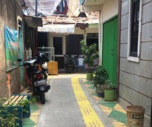 Pemko Jakbar mempermak hunian kumuh di RW 07 Kelurahan Kota Bambu Utara, Kecamatan Palmerah dengan biaya APBD Rp2,3 miliar. (Rachmi)