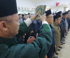Pelantikan 64 pejabat baru dilingkup Pemkot Bogor. (ist)