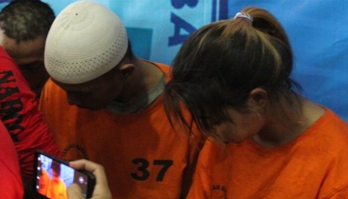 CA warga Thailand yang menyimpan sabu dikemaluan berhasil diringkus tim serse narkoba Polres Tangsel. (anton)