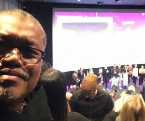 Tokoh pendidikan dan pengusaha Kota Depok H. Acep Azhari saat mengikuti KTT Inovasi HundrED Internasional di Helsinki, Filandia. (ist/anton)