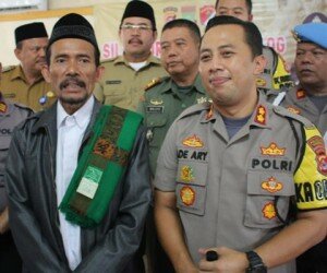 Kapolres Kota Tangerang AKBP Ade Ary Syam Indradi saat menghadiri Silaturahmi dan Dialog Interaktif