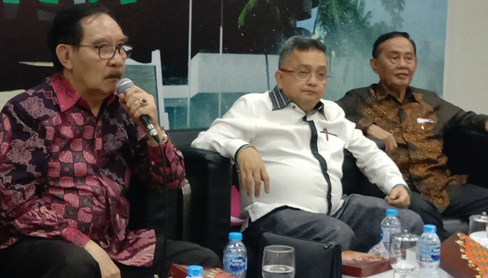 Antasari Azhar saat bicara soal KPK. (rizal)