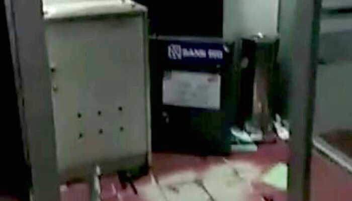 ATM BRI Kalianda yang gagal dijebol perampok.(ist)
