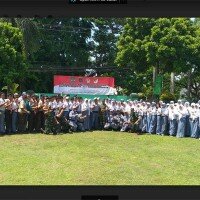 Penutupan pelatihjan bela negara 200 pelajar SMA se-Kota Depok di Markas Kodim 0508 Depok, Sabtu (16/11/2019)