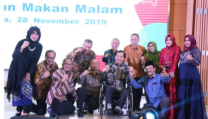 Acara jamuan makan malam untuk penyandang disabilitas , stakeholders dan media.(ist)