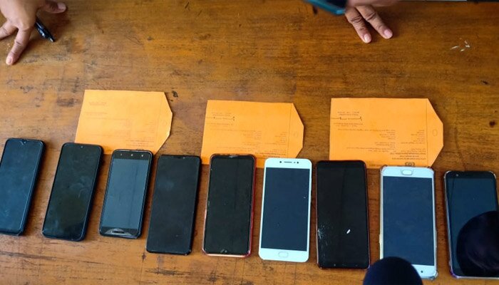 Barang bukti yang diamankan