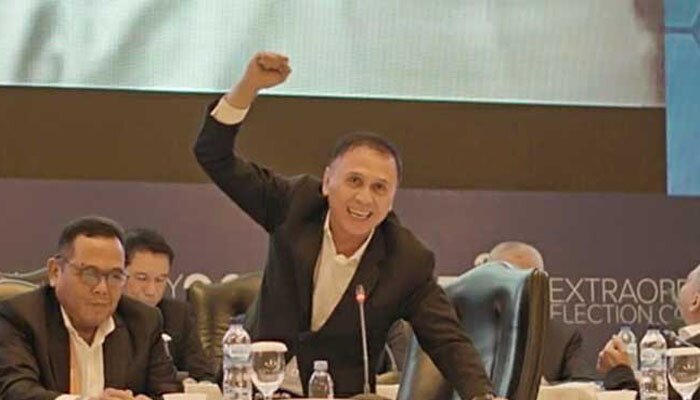 Ketum PSSI Irwan Bule.(dok/ist)