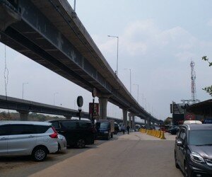 Jalan layang Tol Jakarta-Cikampek (elevated) yang siap difungsikan pada musim libur Natal dan Tahun Baru 2020. (saban)