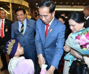 Presiden Jokowi tiba di Korea Selatan.