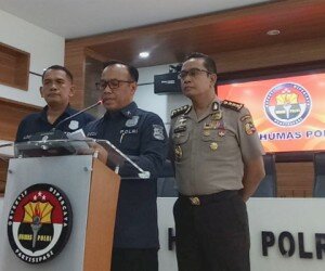 Karopenmas Divisi Humas Pori Brigjen Pol Dedi Prasetyo di Mabes Polri, Jakarta Selatan. (firda)