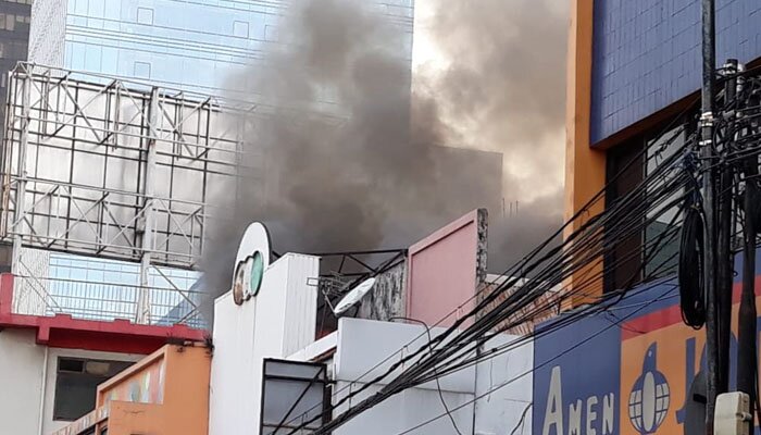 Kebakaran di ruko Jalan Gajah Mada, Jakarta Barat. (dwi)