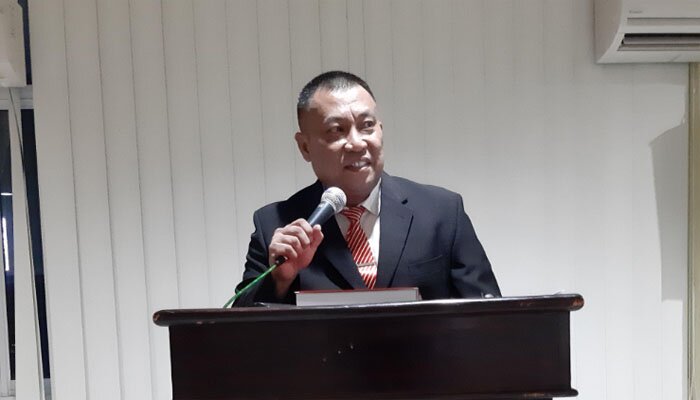 Kompol Rinaldi Eka Saputra Ujian Promosi Doktor.