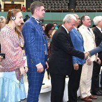 Presiden Jokowi saat menghadiri Kongres ke-29 Notaris Dunia. (johara)