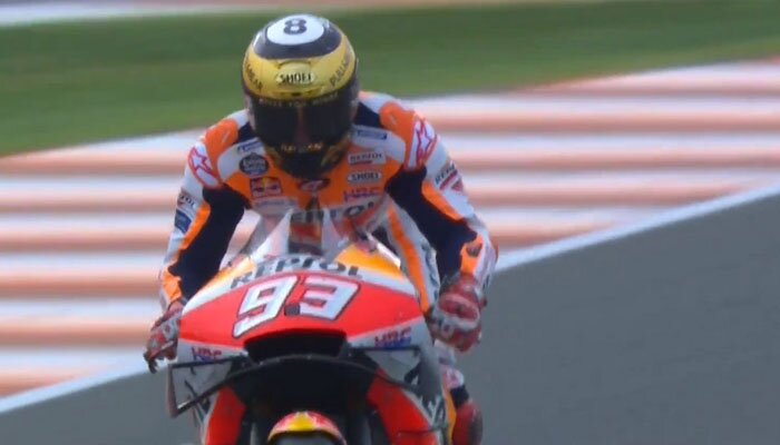 Marc Marquez. (twitter @MotoGP)