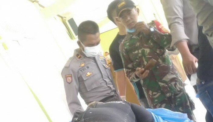 Mayat penyelam yang ditemukan di Lampung.(ist)