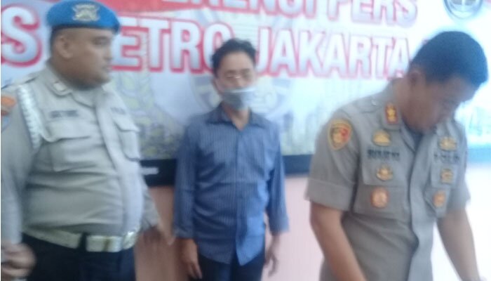 Pelaku penganiayaan 6 hewan diamankan polìsi.(silaen)