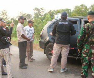 Razia WNA Ilegal, Imigrasi Merauke Turut Gandeng Satgas Yonif Mekanis Raider 411Divif 2 Kostrad Dalam Operasi Timpora .(ist)