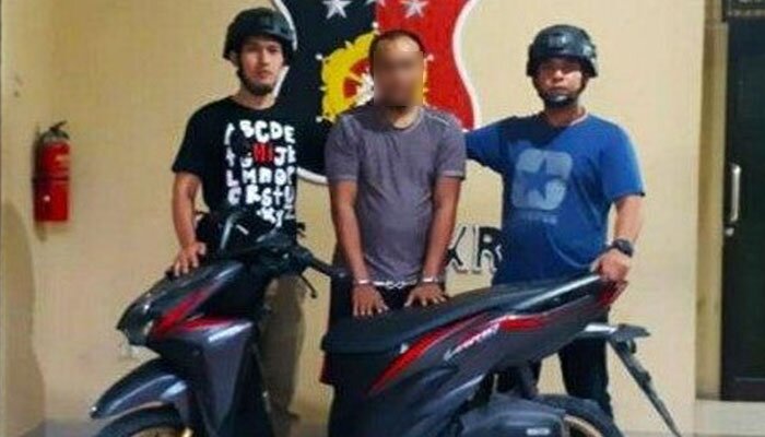 Tersangka pencuri sepeda motor diamankan petugas