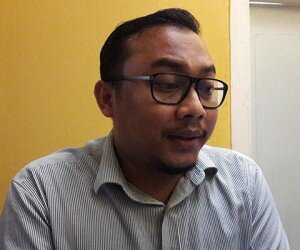 Ketua Konstitusi dan Demokrasi (KoDe) Inisiatif, Veri Junaidi. (ikbal)