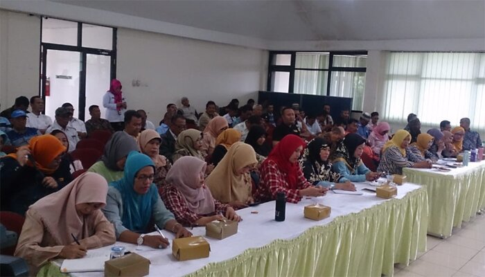 Ratusan warga saat mengikuti kegiatan pemahaman hukum. (wandi)