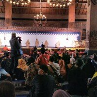 Pergelaran di Pendopo Kabupaten Ponorogo menyambut Hari Wayang Sedunia. (ist)