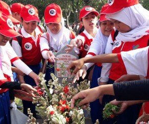 Pelajar ziarah wisata ke TMP Kalibata (yendhi)