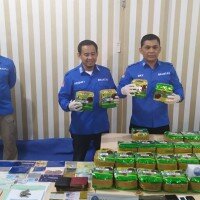 Barang bukti yang diamankan BNNP Lampung.(ist)