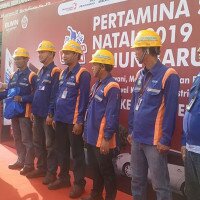 Condro Kirono saat meninjau kesiapan Fuel Terminal Tanjung Gerem serta LPG Terminal Tanjung Sekong