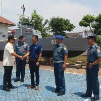 Danlanal Semarang Terima Kunjungan Kerja Sekretaris-(ist)