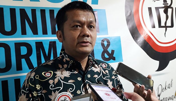 Ketua Ikatan Dokter Indonesia (IDI) Cabang Jakarta Pusat, Dr. Hazim Fadhli. (Yendhi)