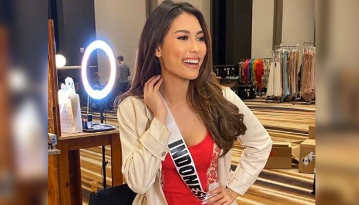 Puteri Indonesia 2019, Frederika Alexis Cull saat berada di Atlanta, AS jelang malam puncak pemeilihan Miss Universe 2019. (ist)