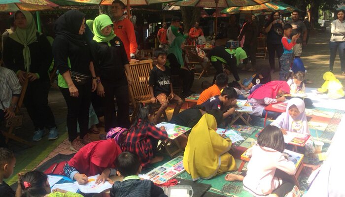 Peringati HUT Dharma Wanita, Satpol PP Jakarta Utara Gelar Berbagai Lomba.(deny)