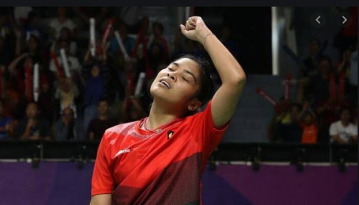 Tunggal putri Gregoria Mariska.(PBSI)