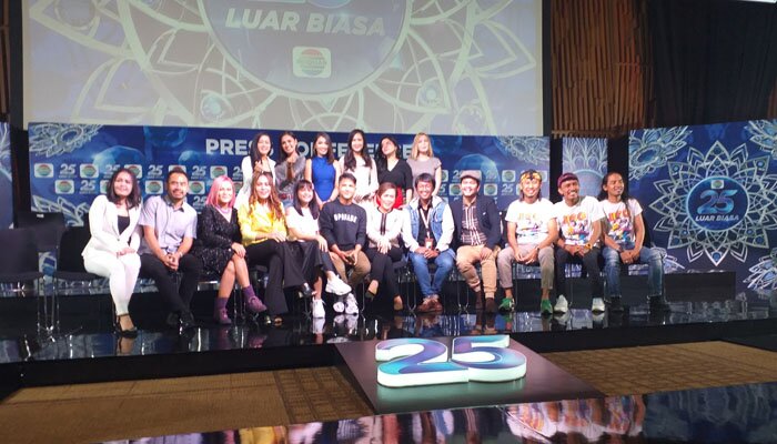 Para Pengisi Acara HUT Ke-25 Indosiar. (mia)