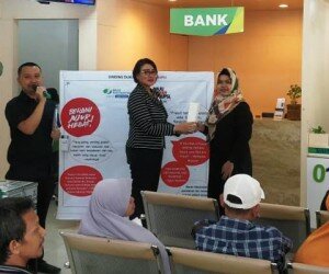 Suasana Kampanye Hakordia 2019 di BPJAMSOSTEK Bekasi Cikararang.(ist)