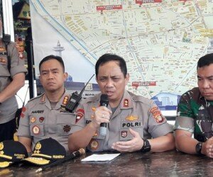 Kapolda Metro Jaya, Irjen Gatot Eddy Pramono bersama Pangdam Jaya, Mayjen Eko Margiono. (yendhi)