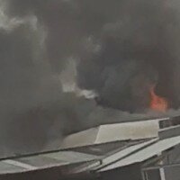 Kebakaran Gedung Plaza Lokasari Jalan Mangga Besar, Jakarta Barat. (ida)