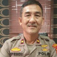 Kapolsek Cimanggis Kompol Efendi (angga)