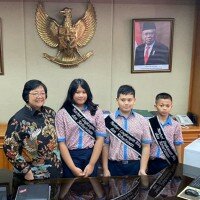 Tiga pelajar terpilih jadi Menteri LHK untuk sehari.